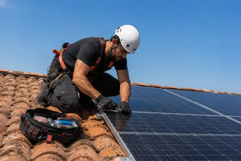 Maintenance et monitoring de panneaux solaires à Montignac-Lascaux
