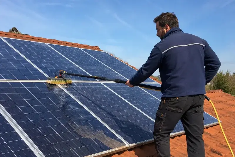 Nettoyage et entretien de panneaux solaires à Montignac-Lascaux